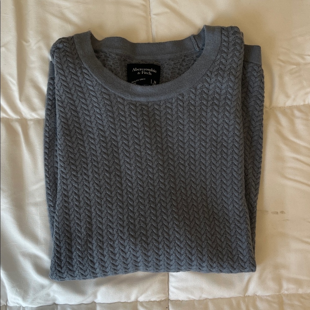 Abercrombie & Fitch Charcoal Knit Pullover